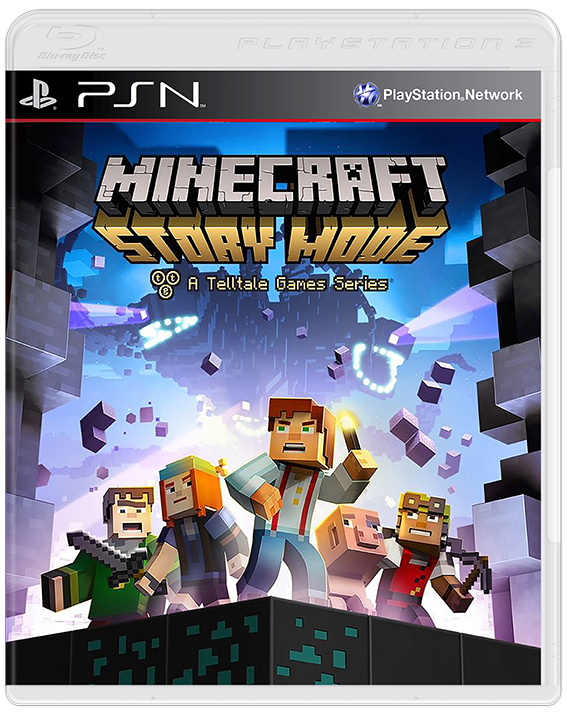 Minecraft: Story Mode box art for Playstation 3